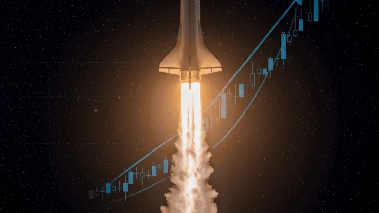 Rocket Lab launch symbolizing its rise in the new space race and RKLB stock growth